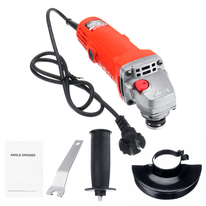 650W 11000RPM Electric Angle Grinder 100mm Grinding Machine Metal Cutting Tool
