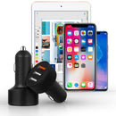 Bakeey 28W 3 Port Fast Charging USB Car Charger For iPhone 8 Plus XS 11 Pro Hauwei P30 Pro Mate 30 S10+ Note 10