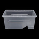 S/M/L Reptile Turtle Plastic Clear Breeding Feeding Box Aquarium Tank Platform Fish Feeder