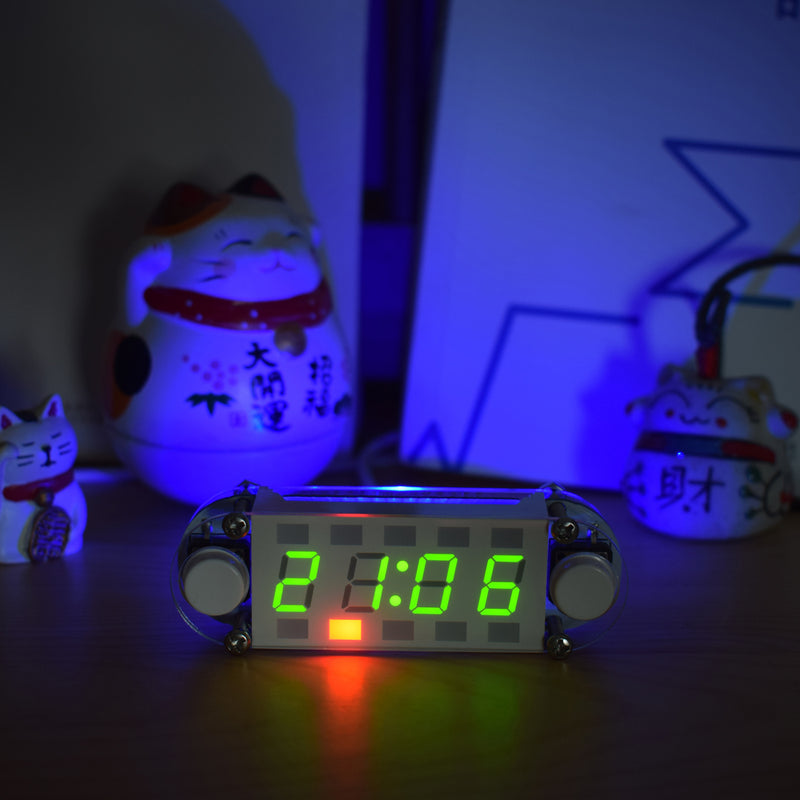 Geekcreit Multicolor Digital Tube Multifunctional DIY Clock Kit with Different Backlight