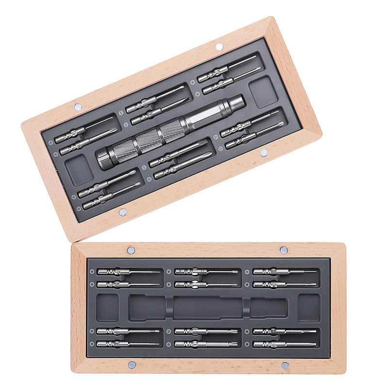 ATuMan X-mini 24 In 1 Multi-purpose Precision Screwdriver Set Repair Tool with Magnetic Storage