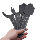 4PCS Dental Tools Oral Image Contraster Jaw Photographic Black Background Board
