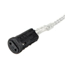 50/100/200cm G4 Base Socket Holder Black Ceramic Connector for LED Light Lamp 12V