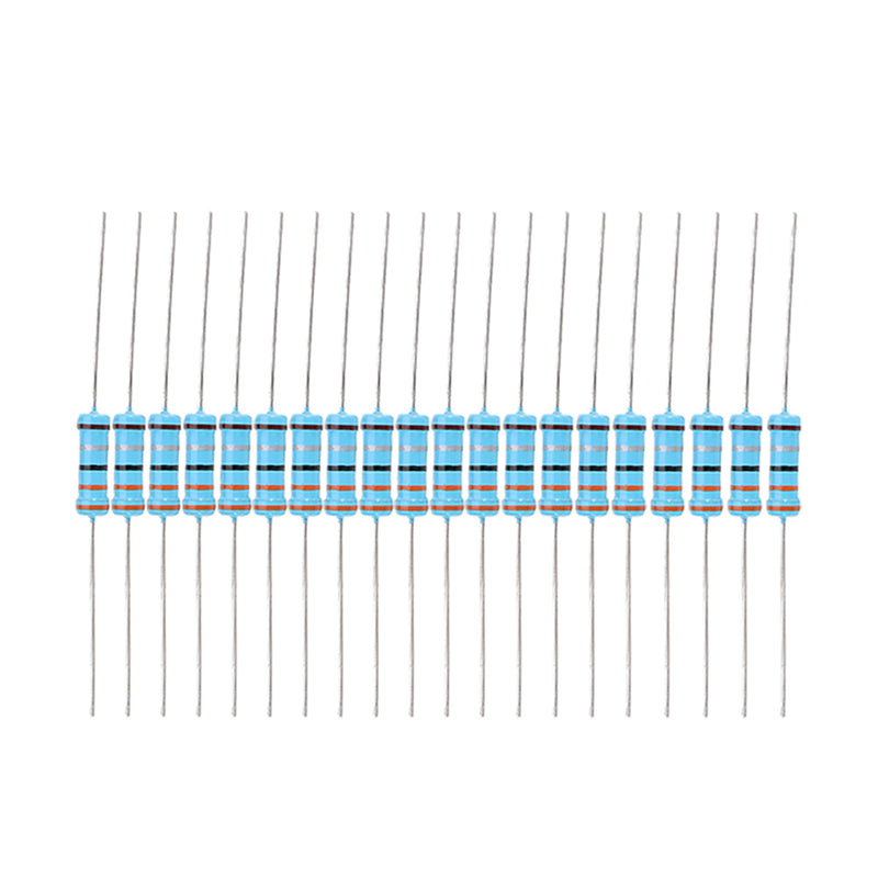 20pcs 2W 3.3R Metal Film Resistor Resistance 1% 3.3 ohm Resistor