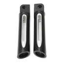 Aluminum Foot Pegs Footrest For Harley Touring Sportster Dyna Softail Black