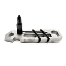 IPRee 6 in 1 EDC Mini Bottle Can Opener Multi-Functional Hexagon Wrench Tools Kit Outdoor Camping