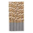 60pcs 1/1.5/2/2.5/3/3.5mm HSS Titanium Coated Twist Drill Bit Straight Shank Drill