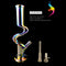 30CM Height Beaker Glass Joint Pipes Bubblers for Smoking Recycler T obacco Water H ookah Pen