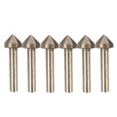 90 Degree Titanium-plated Metal Chamfer Drill Bit Straight Shank Chamfering Knife