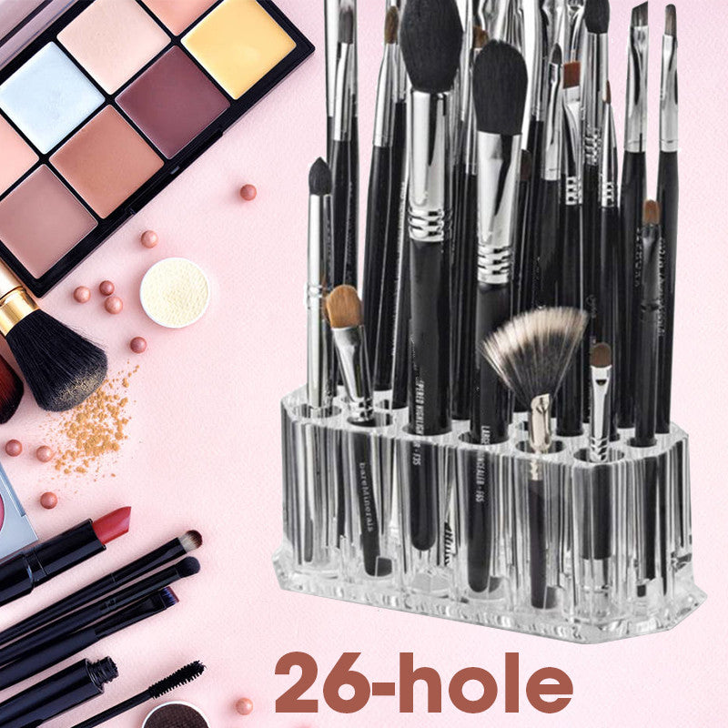 Acrylic 26-hole eyebrow pencil pencil ballpoint pen eyeliner display stand multifunctional display storage box Desktop Organizer