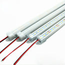 50CM SMD 5730 36 LED Rigid Strip Tube Bar Light Lamp With U Aluminium Shell + PC Cover DC12V