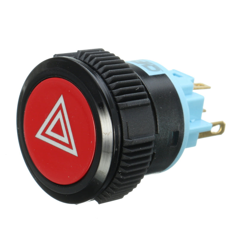 12V 5 Pin Led Push Button Switch Plastic Lamp Car Horn Switch Access Control Switch