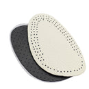 Unisex Antislip Breathable Forefoot Pad Cow Leather Sweat Absorbant Men Women High Heel Shoe Insole