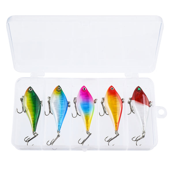 ZANLURE 5 Pcs 6.5cm 14g Fishing Lure Fishing Hook Fishing Tackle Bass Bait