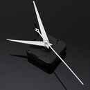 3Pcs DIY White Triangle Hands Quartz Black Wall Clock Movement Mechanism