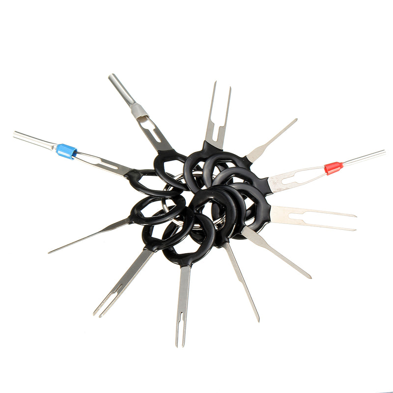 Excellway 11Pcs Terminal Removal Tool Kit Wiring Connector Pin Release Extractor