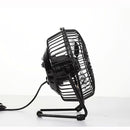 LILENG 4 Inch Mini Protable Electric Aluminum Fan USB Rechargable Quiet Operation Fan for Table Desktop Home Office Travel