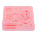 Medical Suture Training Kit Human Traumatic Skin Model Suturing Practice Training
