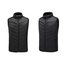 Electric Vest Heated Jacket 9 Heating Area USB Thermal Warm Winter Body Warmer