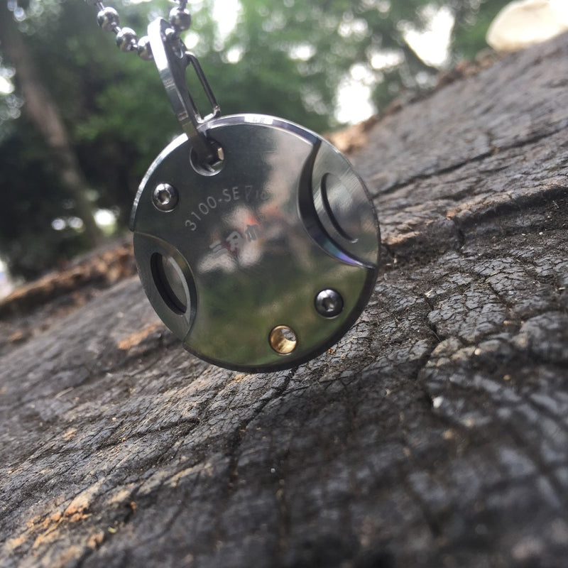 Sanrenmu 3100 Mini Pendants Pocket Foling Multifunctional Outdoor Necklace Exquisite Gift EDC Rescue Tools