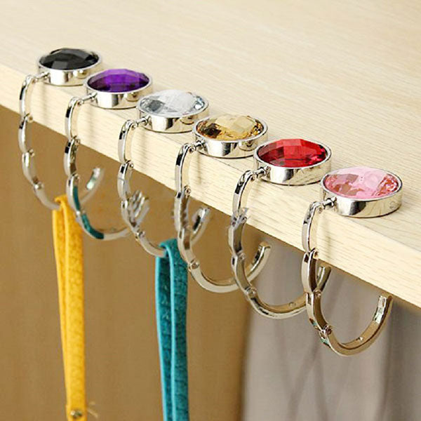 Honana HN-CH002 Portable Handbag Hanger Foldable Light Weight Bag Holder Multifunction Hook