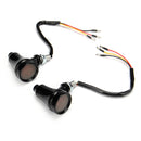 Motorcycle LED Turn Lights Indicator Amber Black High/Low Beam