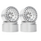 4Pcs Aluminum Alloy 1.9 Beadlock Wheels Rims for 1/10 RC Crawler Axial