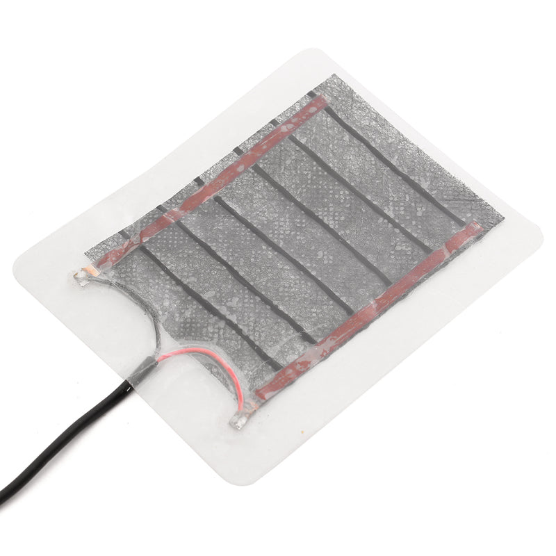 5pcs DC 5V 2.5W Black USB Heated Plate Warmer For Gloves Mouse Pad