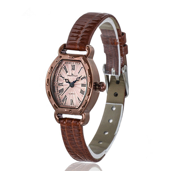 Deffrun Rectangle Dial Women Wrist Watch Fashion Casual Ladies Quartz Watch