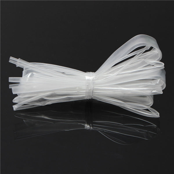 DANIU 5Pcs Halogen-Free 2:1 Heat Shrink Tubing Transparent Wire Cable Sleeving
