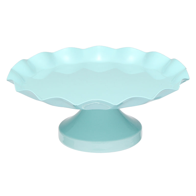 3 Size Blue Round Cake Cupcake Stand Pedestal Dessert Holder Wedding Party Decorations