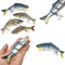 ZANLURE 15CM fish lures 4D Rattle Trout Shad Lures - Pike Zander Salmon Predator Fishing