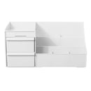 Plastic Desktop Organizer Storage Box Makeup Drawer Organizer Jewelry Nail Cosmetic Container Case