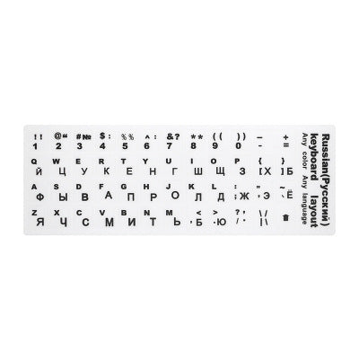 Universial Laptop Keyboard Sticker Keycap Stickers Transparent Cover Notebook Desktop Laptop