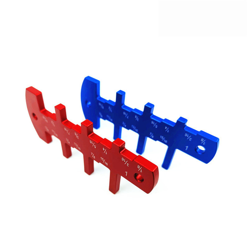 Woodworking DIY Height Gauge Inch Table Saw Depth Gauge High Precision Carpentry Measuring Tools for Table Saw Milling Machine