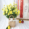 10PCS/ Artificial 9 Heads Korean Small Daisy Flowers Home Furnishing Garden Style Decorations