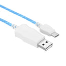 Bakeey 2.4A Flowing Light Type C Fast Charging Data Cable 1M For Smart Phone Tablet