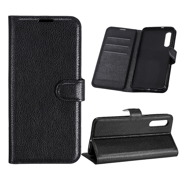 Bakeey Litchi Pattern Shockproof Flip with Card Slot Magnetic PU Leather Full Body Protective Case for Xiaomi Mi9 Mi 9 / Xiaomi Mi9 Mi 9 Transparent Edition