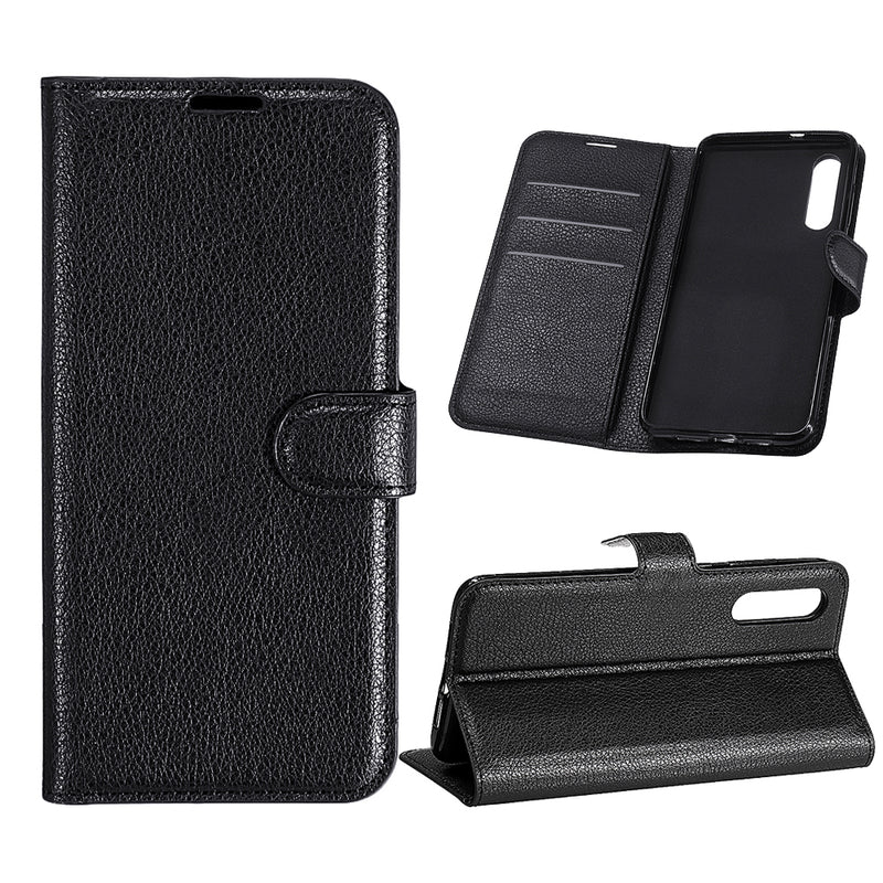 Bakeey Litchi Pattern Shockproof Flip with Card Slot Magnetic PU Leather Full Body Protective Case for Xiaomi Mi9 Mi 9 / Xiaomi Mi9 Mi 9 Transparent Edition