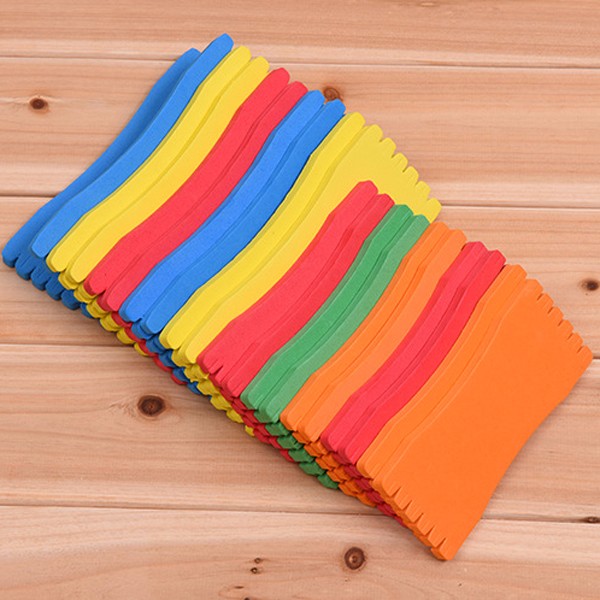 10Pcs Fishing Sponge Line Board Hanging Fishing Line Board Fishing Gear Accessories Gadget Group