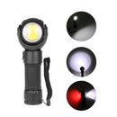 XANES 1315 T6 + COB 7Modes 360 Rotating Head Flashlight Magnetic Tail USB Charging LED Torch