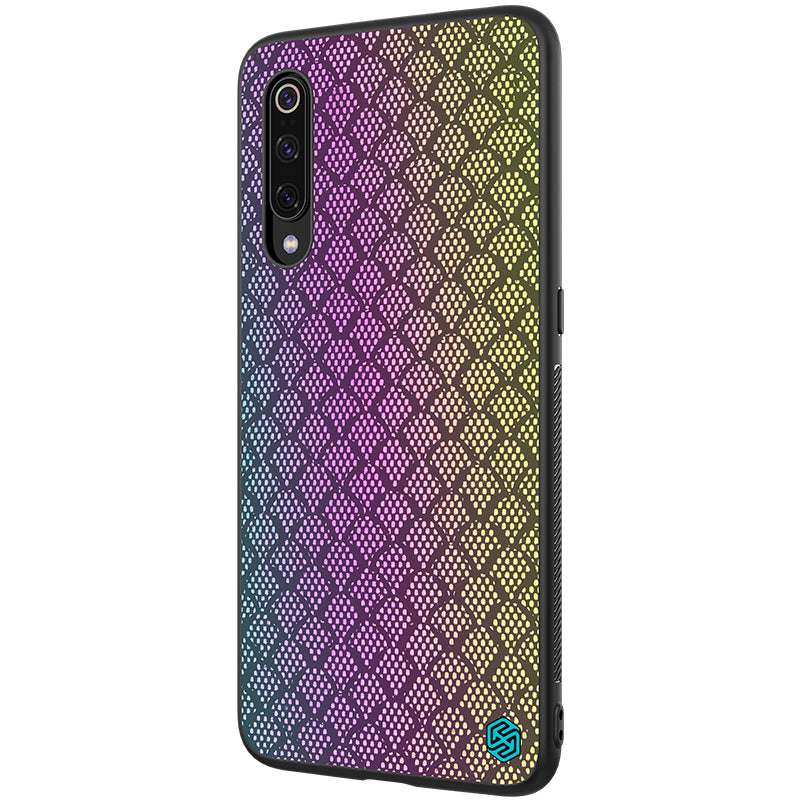 NILLKIN Reflective Slight Woven Polyester Mesh Anti-scratch Protective Case for Xiaomi Mi9 / Mi9 Transparent Edition