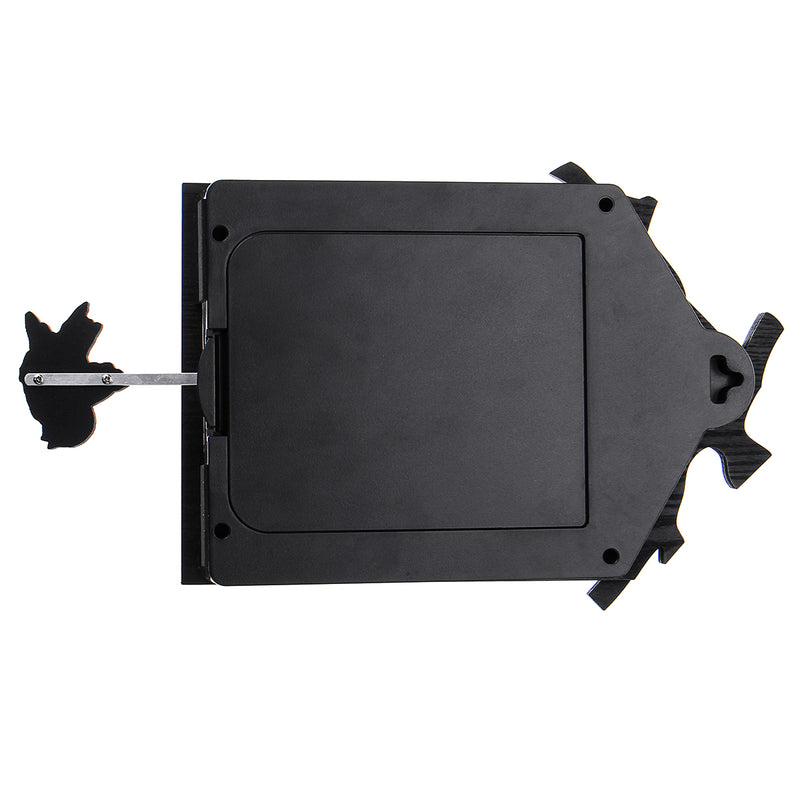 Antique Wall Cuckoo Clock Black DIY Home Christmas Holiday Gift Presents Retro Minimalist Creative Pendulum