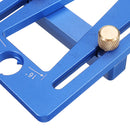 Aluminum Alloy Dovetail Marker Adjustable Woodworking Dovetail Guide Template 1:7 Dovetail Marking Gauge for Hand Cut Wood Joint