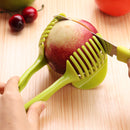 Thickened Fruit Egg Mushroom Slicer With Long Handle Eggs Sectioner Separator