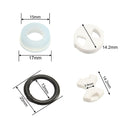 8Pcs Ceramic Disc Silicon Washer Insert Turn Replacement For Valve Tap