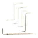 12pcs Blue Handle Unlocking Lock Pick Set Key Extractor Tool with Transparent Practice Padlock