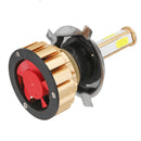 G7 4-Side COB LED Headlights Bulbs H4 H7 H11 9005 9006 9-36V 6000K White 2PCS for Car Motorcycle