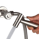 Stainless Steel Handheld Portable Bidet Toilet Sprayer Bidet Faucet for Personal Hygiene and Potty Toilet Bathroom Hand Shower Head Self Cleaning
