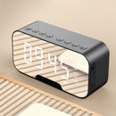 LyRay G10 Wireless Bluetooth Speaker Electric Power Display Double Alarm Clock FM Radio Phone Holder